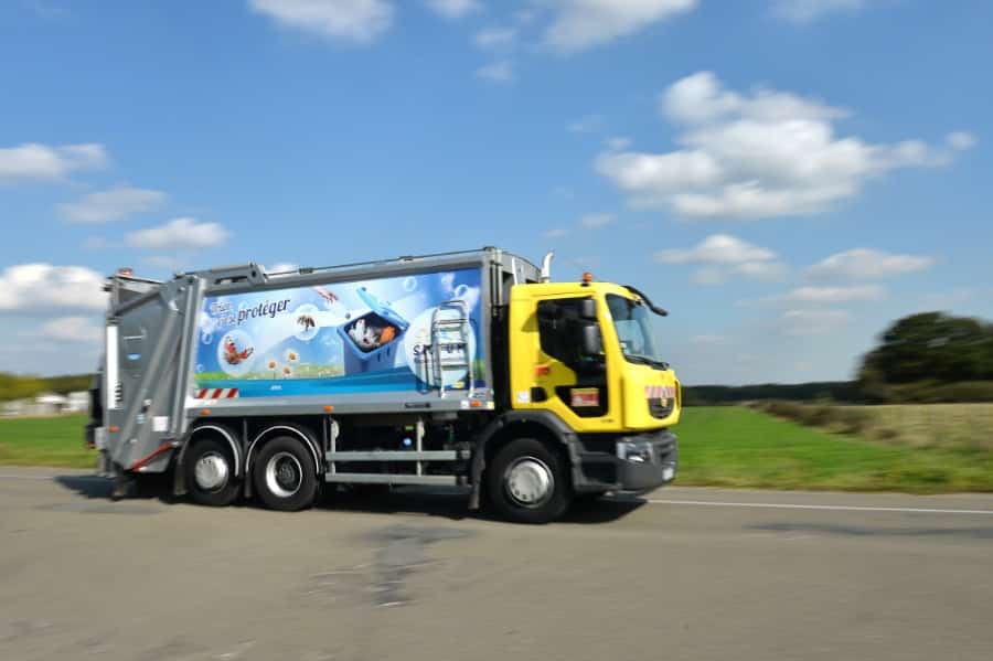 Camion de collecte de déchets