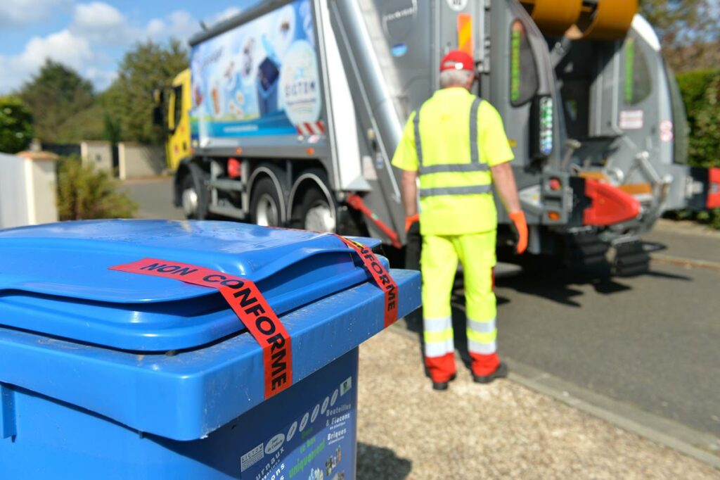 Collecte de déchets non conforme