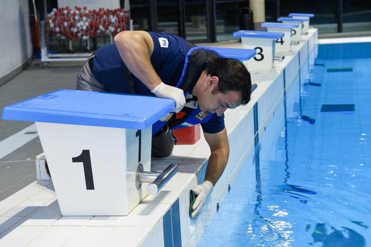 Nettoyage en piscine